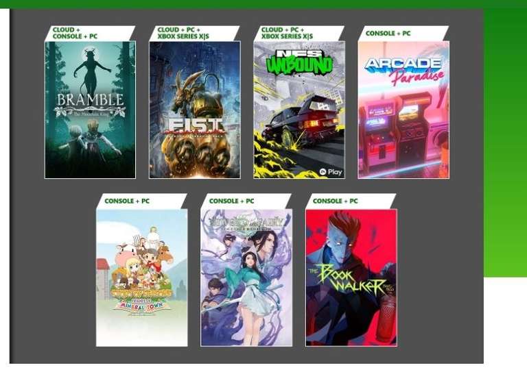 Próximamente en Xbox Game Pass: Need for Speed Unbound, The Bookwalker, Sword and Fairy: Together Forever y más