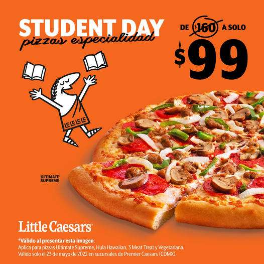 Little Caesars: pizzas de especialidad seleccionadas en 99$