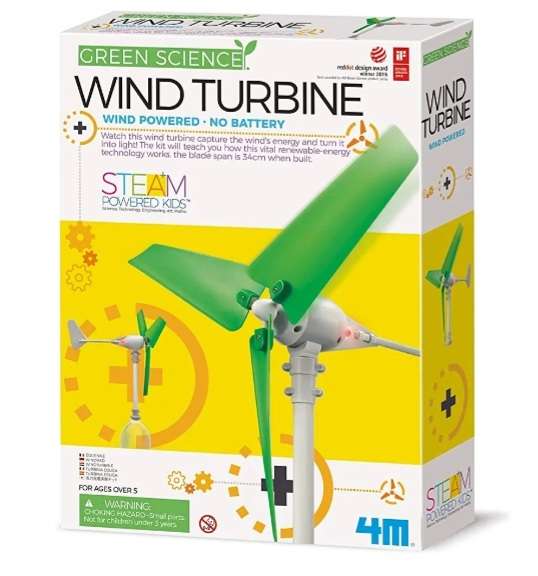 Amazon Kit científico de turbina eólica, Ciencia Verde