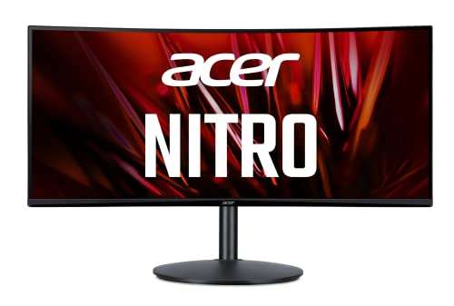 Amazon: Acer Nitro 34" QHD 3440 x 1440 1500R Curved PC Gaming Monitor | AMD FreeSync Premium | 165Hz Refresh | 1ms (VRB)
