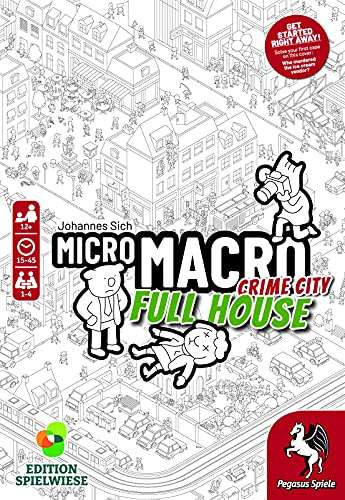 Amazon: MicroMacro Crime City - Full House Juego de Mesa