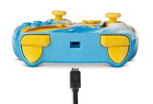 Amazon: Control Mejorado Alámbrico para Nintendo Switch - Pikachu Charge