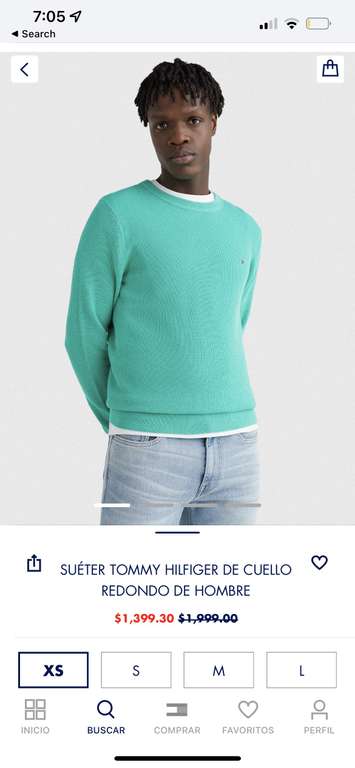 Tommy Hilfiger: Suéter de cuello redondo