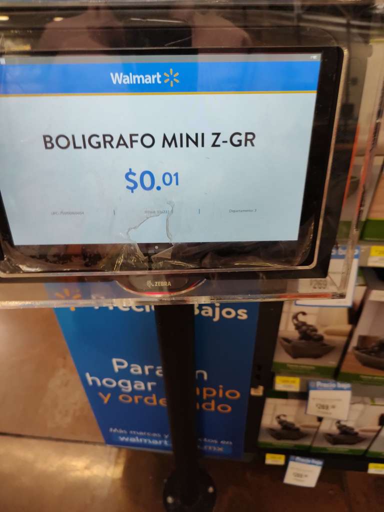 Walmart plumas zebra mini grip