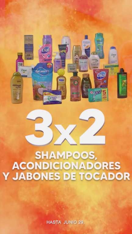 La Comer y Fresko: Temporada Naranja 2022: 3 x 2 en todos los Shampoos, acondicionadores y jabones de tocador