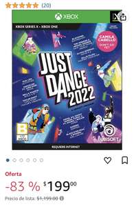 Amazon: Just Dance 2022 - Standard Edition - Xbox Series X, Xbox One, Ps4 y PS5