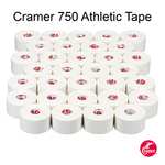 Amazon: Cramer Team Cinta atlética blanca, 3,8 cm, Caja con 32 Rollos