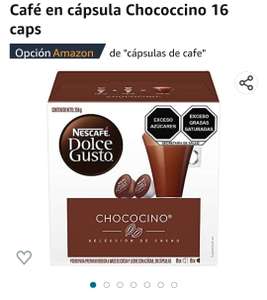 Amazon: Dolce gusto 2 cajas de chococcino x $249