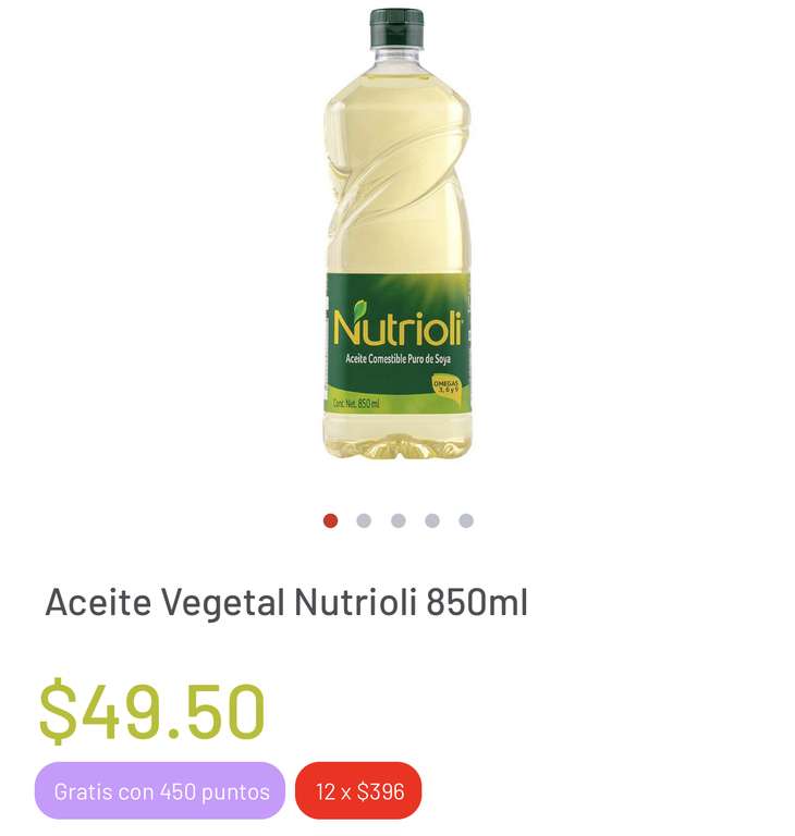 Soriana: Aceite Nutrioli de 850ml a $33 x pza (comprando 12 pzas)