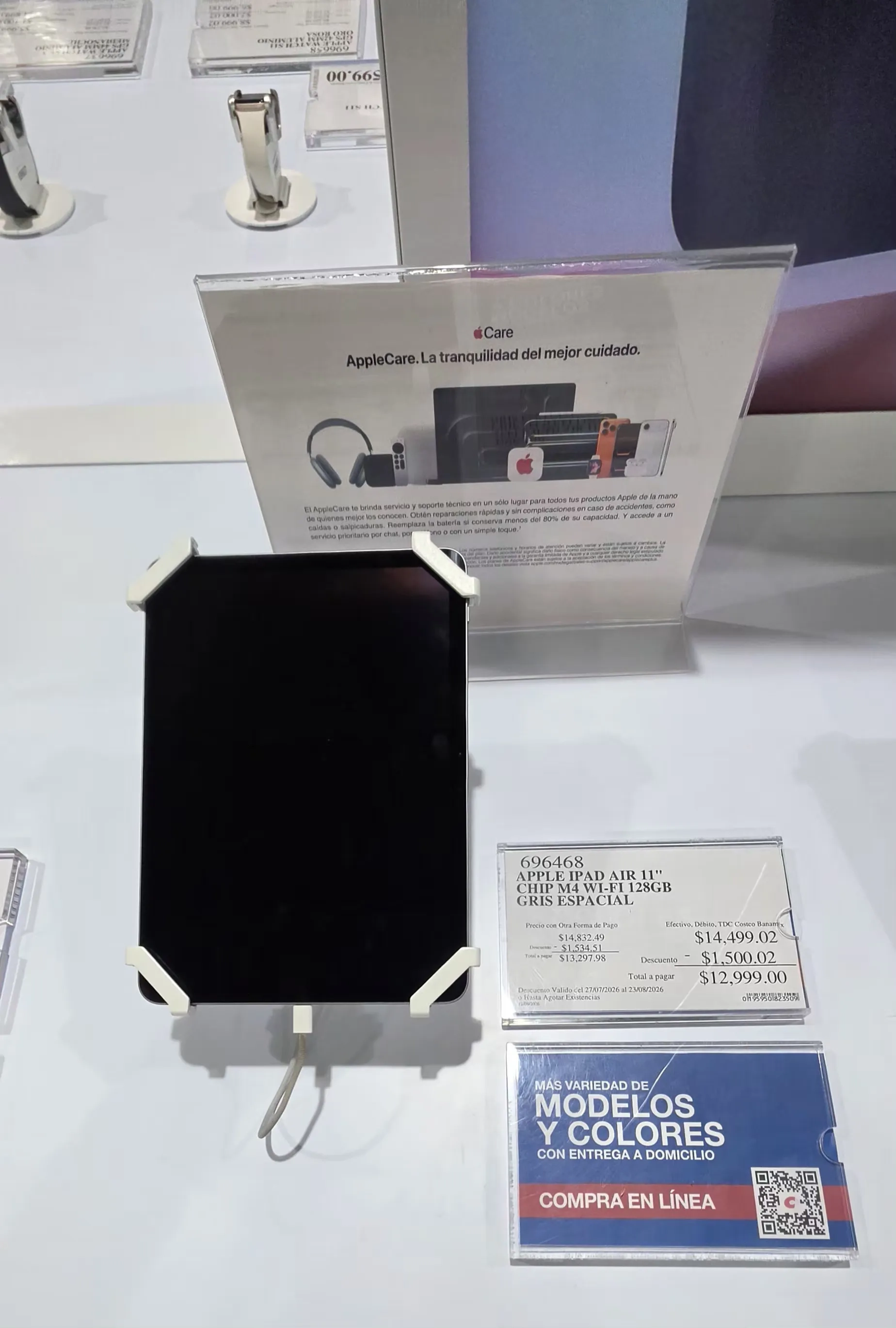 Costco Ipad Air M4 de 128gb color gris en línea y en tienda