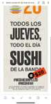 Moshi Moshi: Sushi a 20 comprando una bebida (todos los jueves de noviembre)