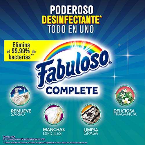 Amazon: Limpiador Líquido Fabuloso Complete Azul 828 mL | envío gratis con Prime