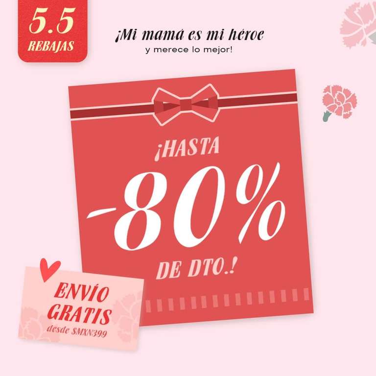 Shein Día de las Madres: Rebajas Hasta del 80% + Cupones Hasta del 22%  Adicional - promodescuentos.com