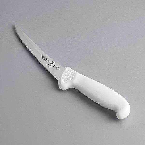 Amazon: Mercer Culinary Ultimate White - Cuchillo de deshuesar curvado de 6 pulgadas