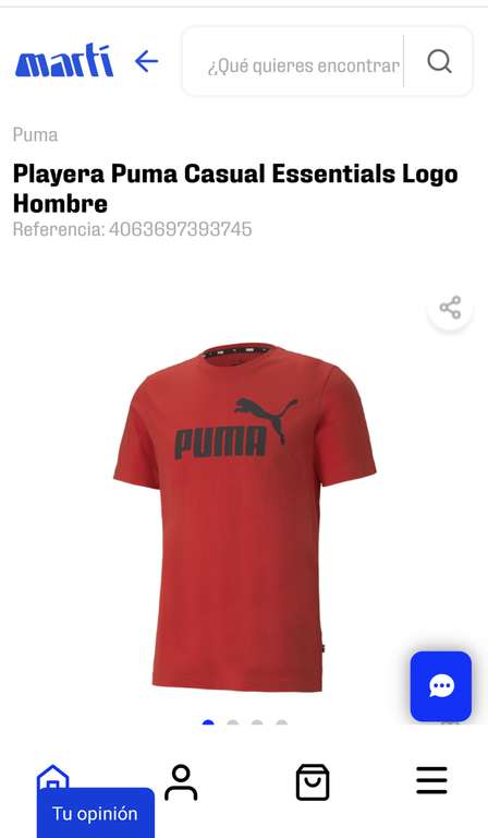 Martí: Playera Puma Casual Essentials Logo Hombre