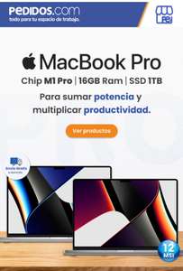 Pedidos: MacBook pro 16” M1 PRO 1 TB 16GB Plata, teclado español