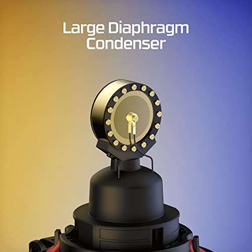 Amazon: HyperX ProCast, Micrófono de Condensador de diafragma Grande