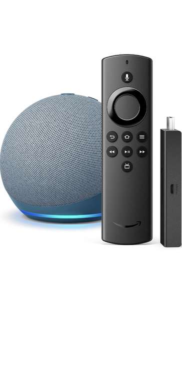 Amazon: Paquete de Echo Dot (4ta Gen) + Fire TV Stick Lite