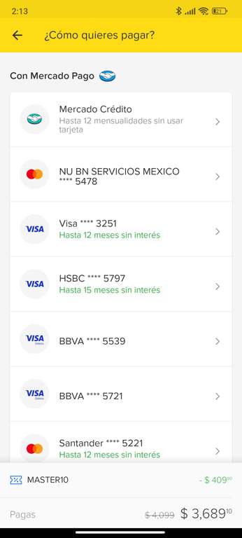 Mercado Libre, Celular Moto G71 6.4'' 6gb + 128gb Android 11 Desbloqueado | Pagando con MasterCard