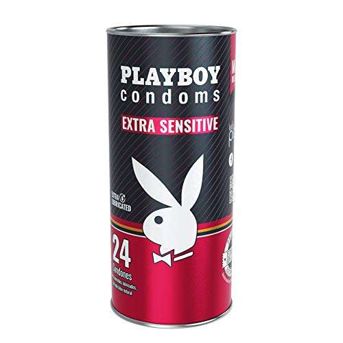 Amazon: CONDONES playboy (24 piezas)