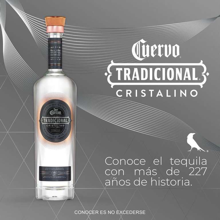 Chedraui: Tequila Tradiconal Cristalino barato como la carne de gato