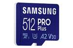 Amazon: Micro Sd Samsung Pro Plus 512gb hasta 160Mb/s