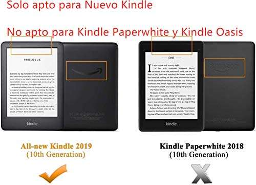 Amazon: Funda para Kindle (10ª generación - 2019) PUBAMALL (Azul Oscuro) | Envío prime