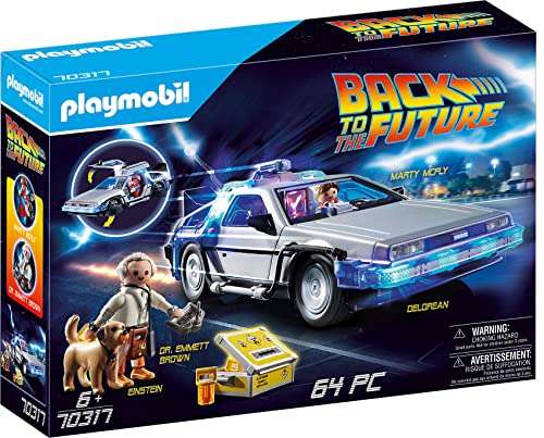 Amazon: Playmobil Delorean de Volver al Futuro