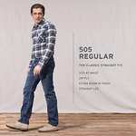 Amazon: Pantalon Levi's 505 Regular Fit, Hombre, el azul fuerte