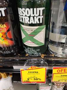 Soriana: Vodka absolut extrakt 2 x $162 ($81 c/u)