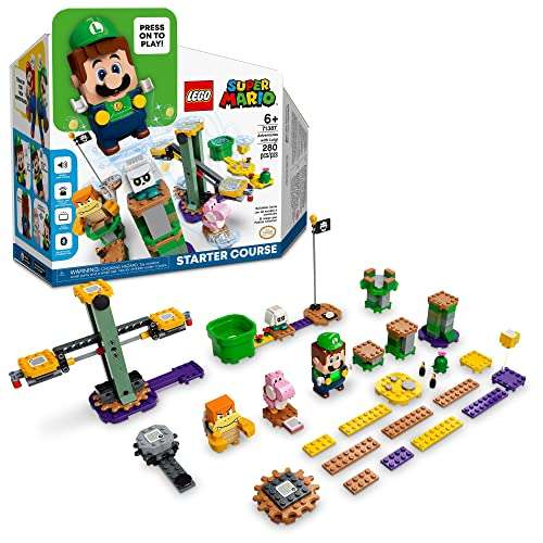 Amazon: LEGO Kit de construcción Recorrido Inicial: Aventuras con Luigi (281 Piezas)
