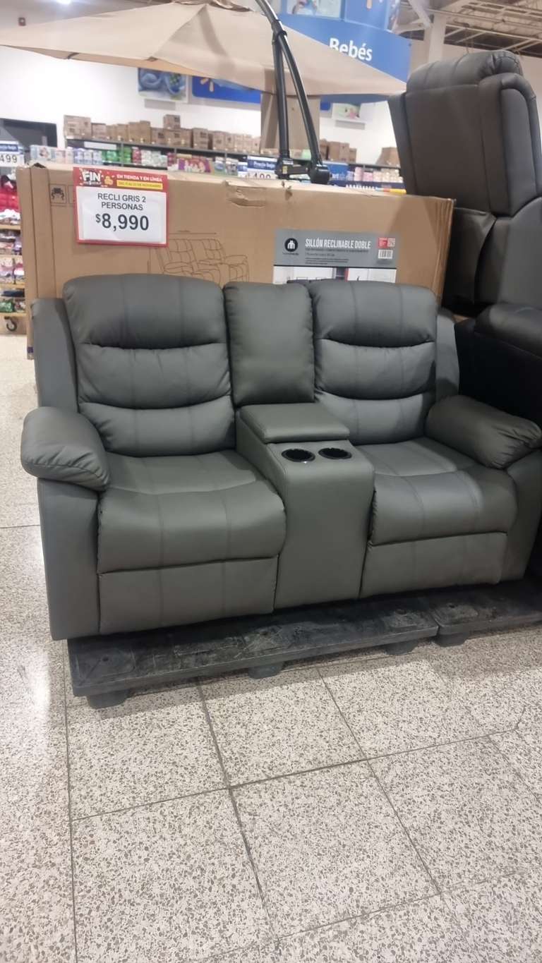 Sillón reclinable doble - Walmart Las Animas Puebla