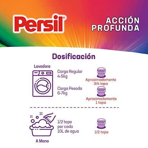 Amazon - Persil GEL COLOR, 4.65L (66 cargas)