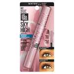 Amazon: Maybelline Mascara lash sensational sky high A prueba de Agua Negro | Envío gratis con Prime