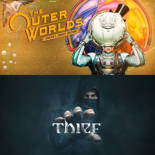 Epic Games: GRATIS Thief y The Outer Worlds: Spacer's Choice Edition (4 de abril)