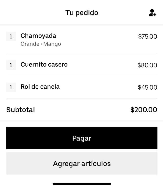 Uber eats: Uber one cielito querido café - desayuno por 50 pesos | Gasta $200, ahorra $150