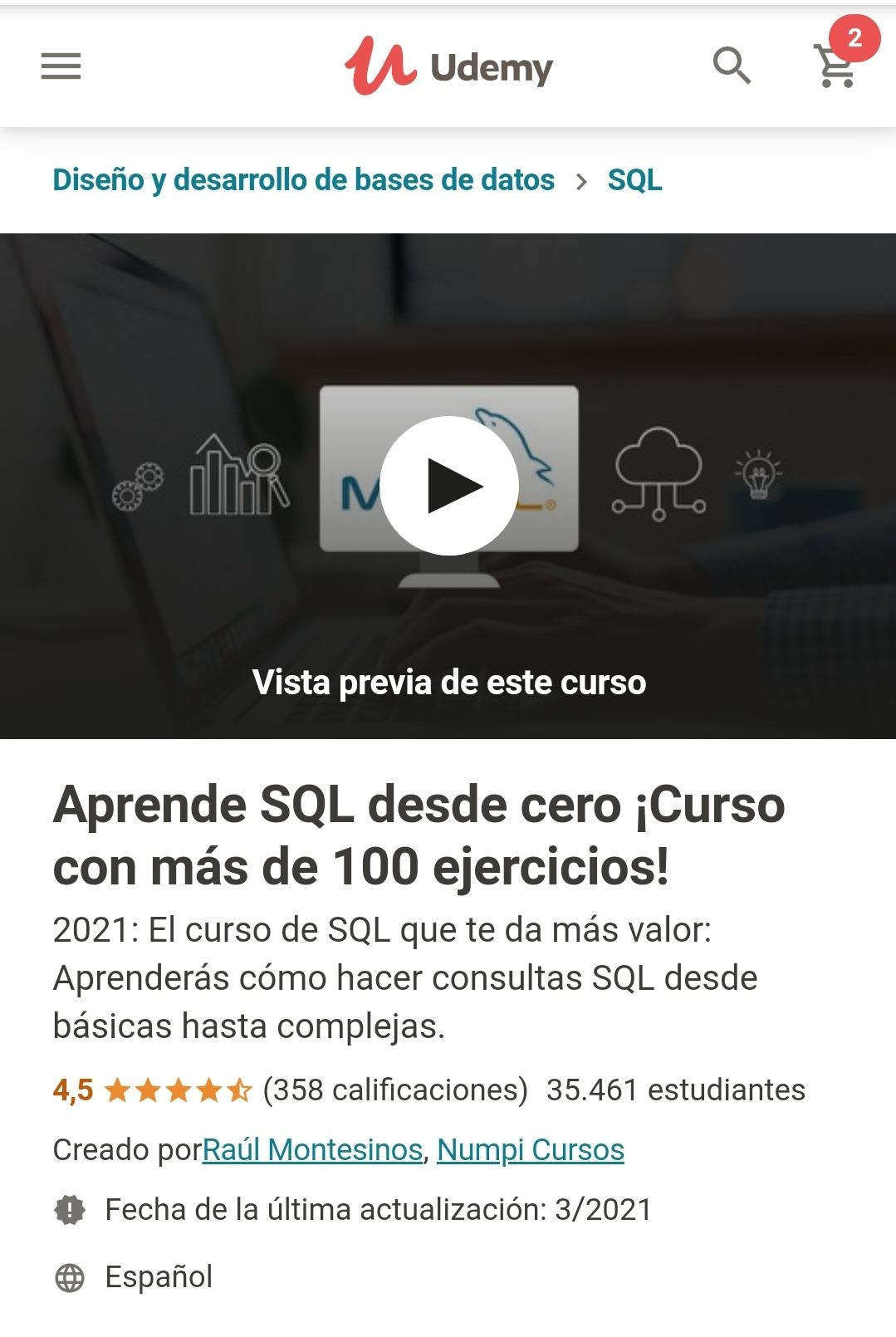 Aprende Sql Desde Cero Curso Con Mas De 50 Ejercicios
