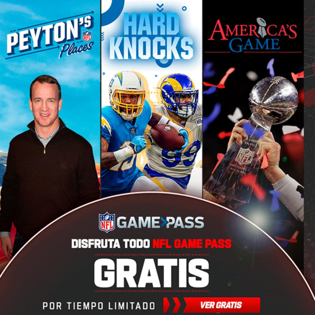 try nfl game pass for 7 days free of charge. you can cancel at any time during your 7 day trial.