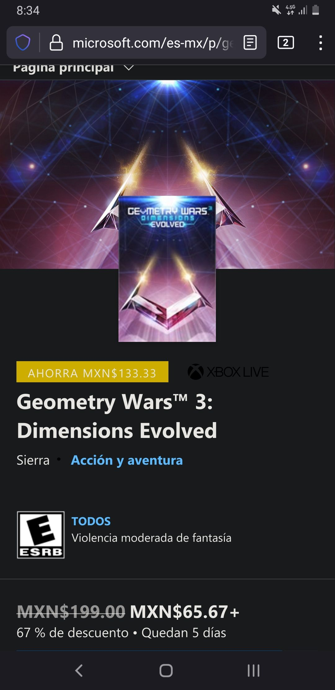 geometry wars 3 dimensions evolved dying time