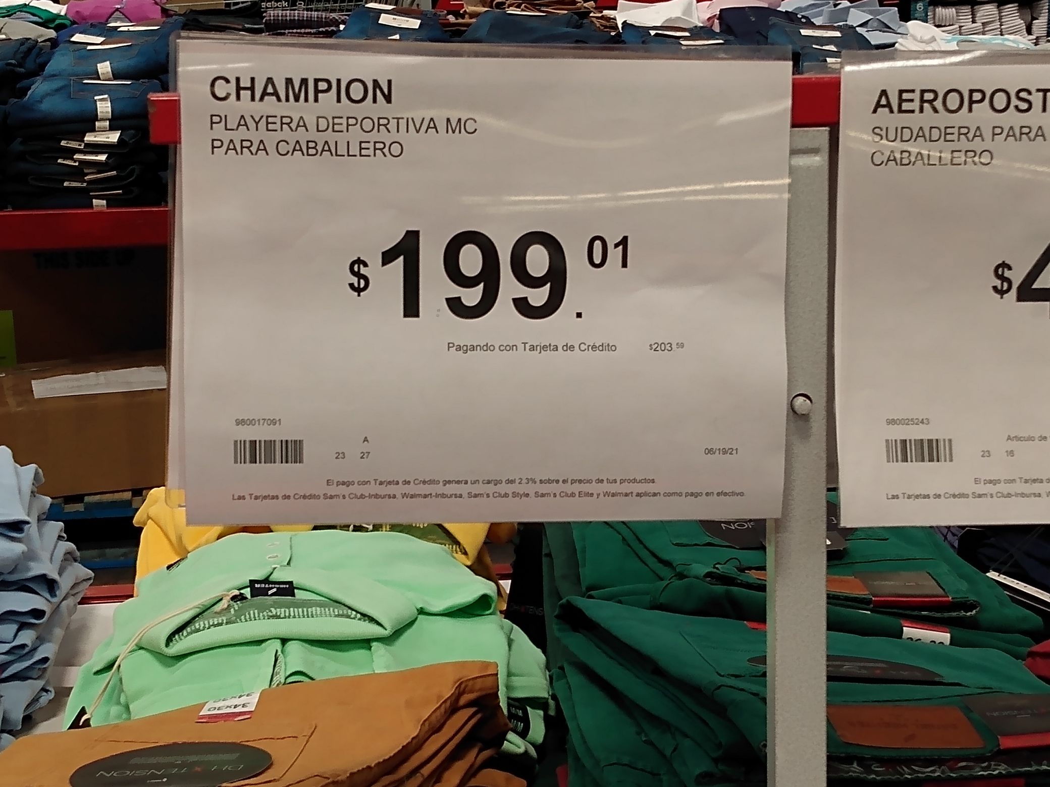 Sam's Club: Playera hombre champions - promodescuentos.com