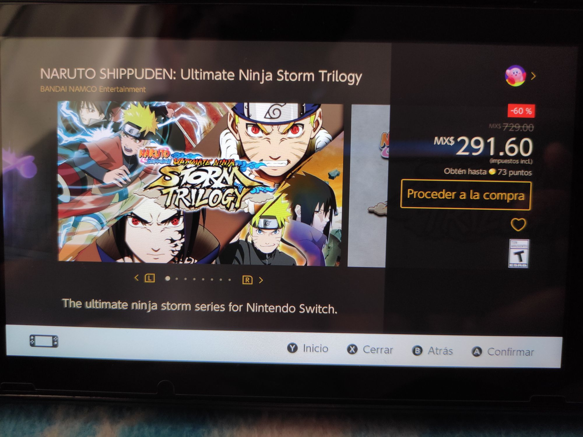 Nintendo: Naruto ultimate ninja storm trilogy nintendo switch