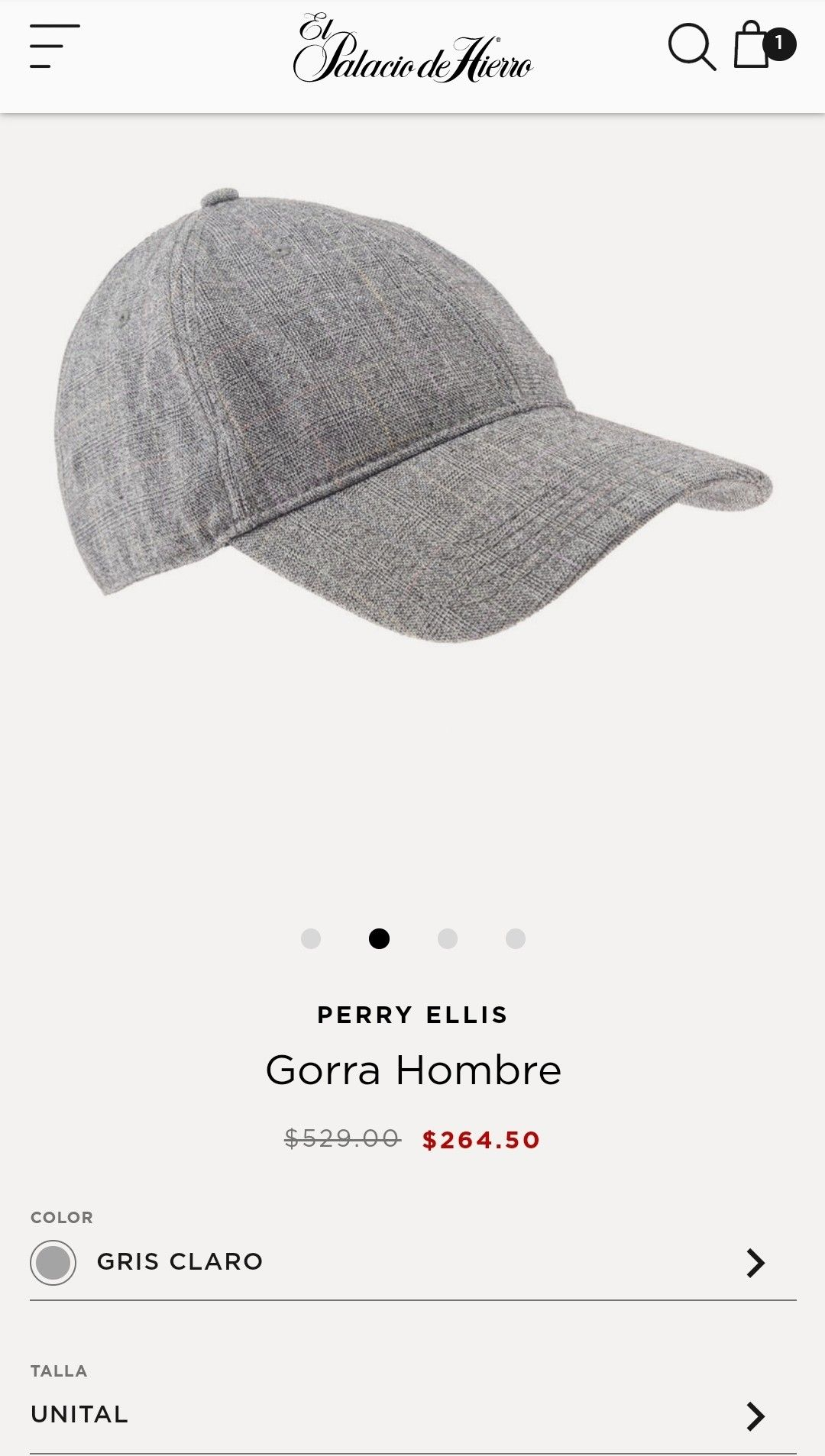 El Palacio de Hierro: Perry Elis Gorra Hombre