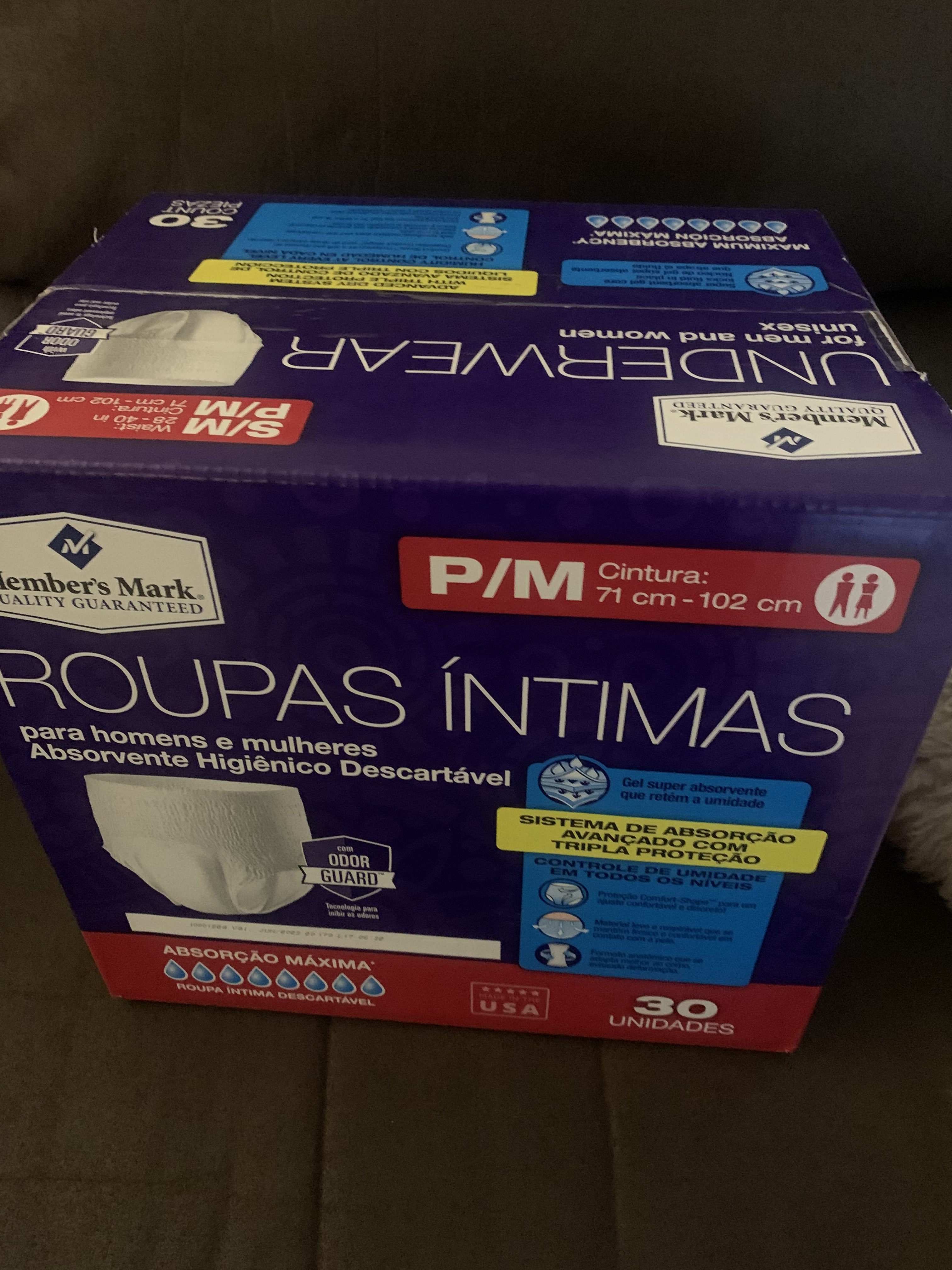 Pañales para adulto en Sam’s club