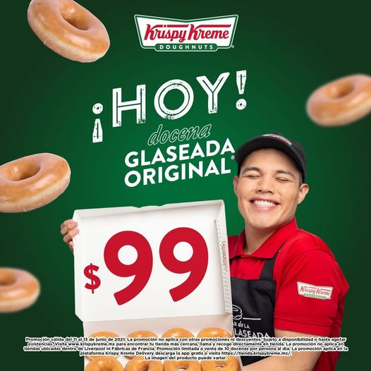 Krispy Kreme: Docena Glaseada Original