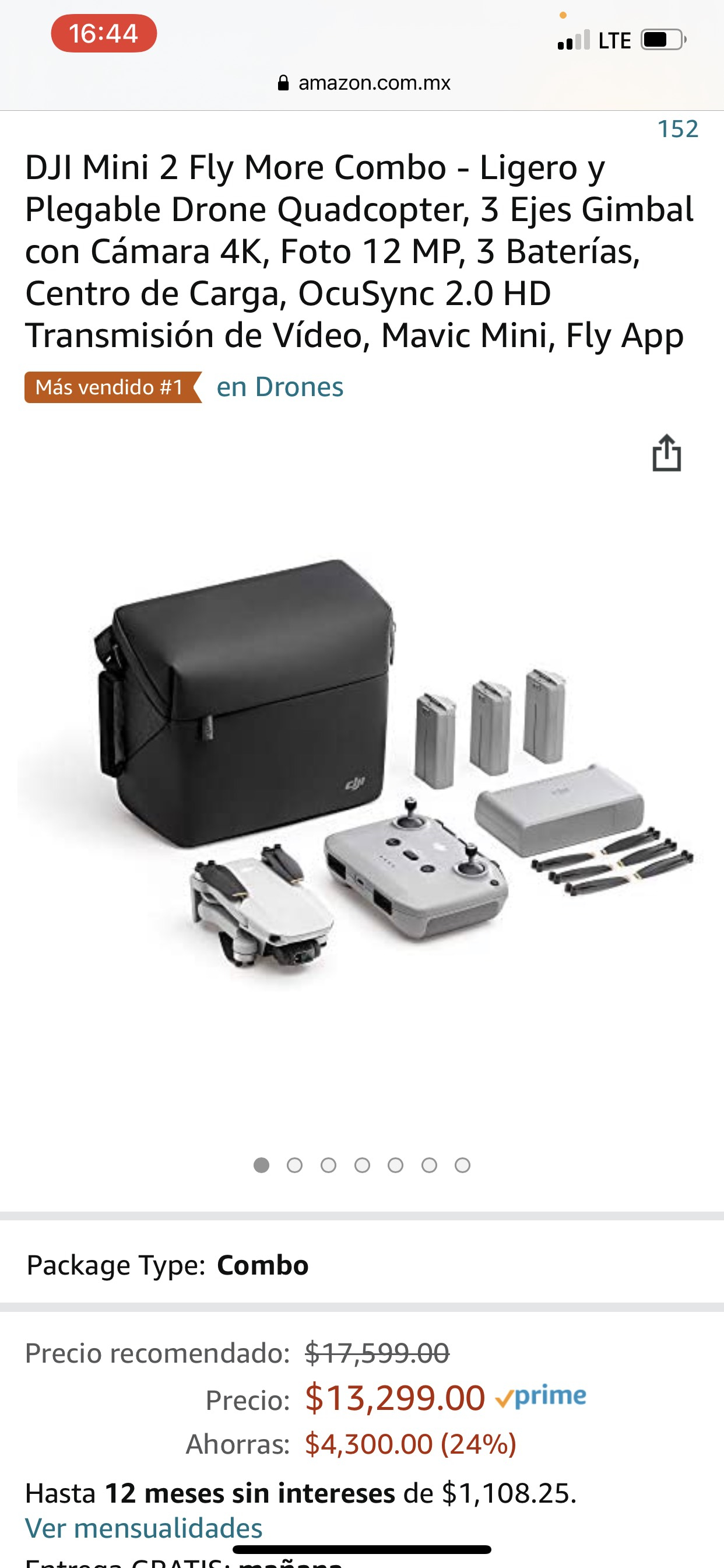 Amazon: DJI mini 2 combo