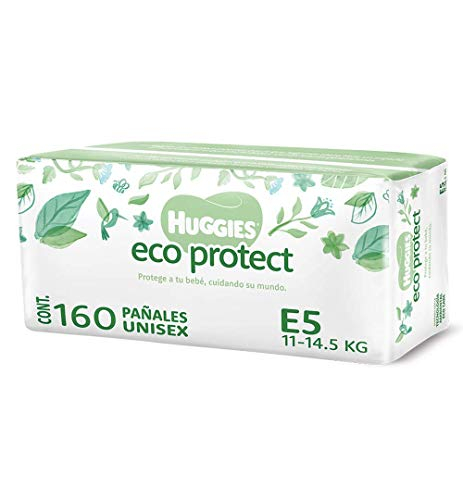 Amazon: Pañales Etapa 5 huggies eco protect con Planea y Ahorra