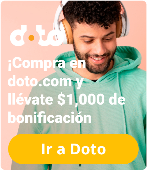 Bonificación de $1000 en Doto al pagar con Kueski Pay