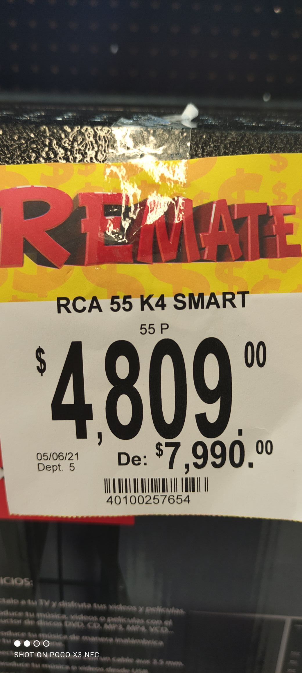 Bodega Aurrerá RCA 55 K4 SMART