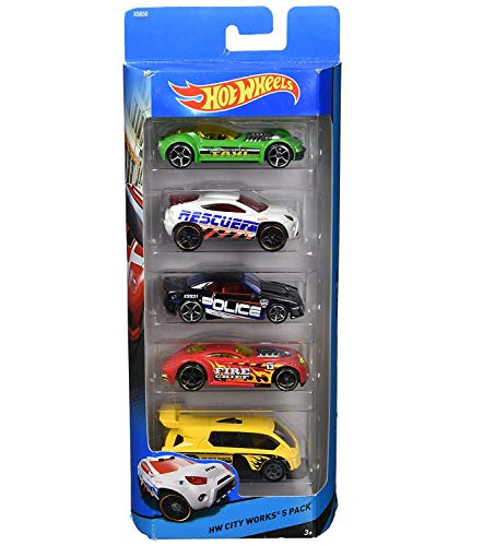 Amazon: Hot Wheels Vehículo Paquete de 5, modelos/colores aleatorios