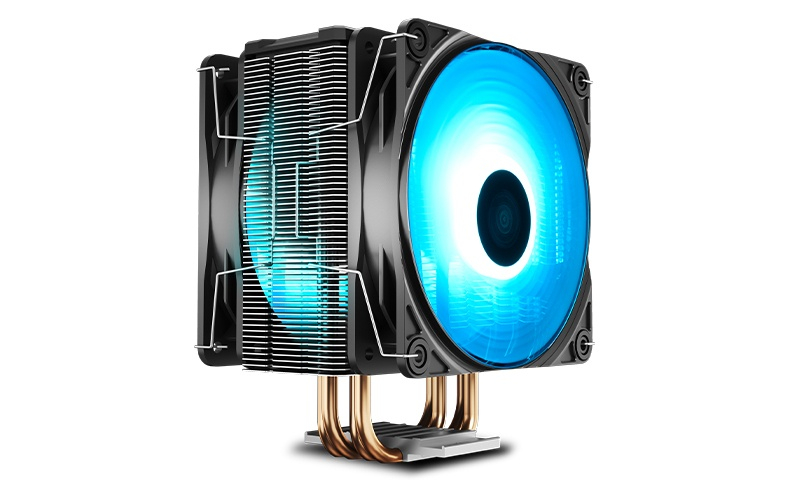 CyberPuerta: Disipador DeepCool GAMMAXX 400 PRO, 120mm, 500-1650RPM, Negro